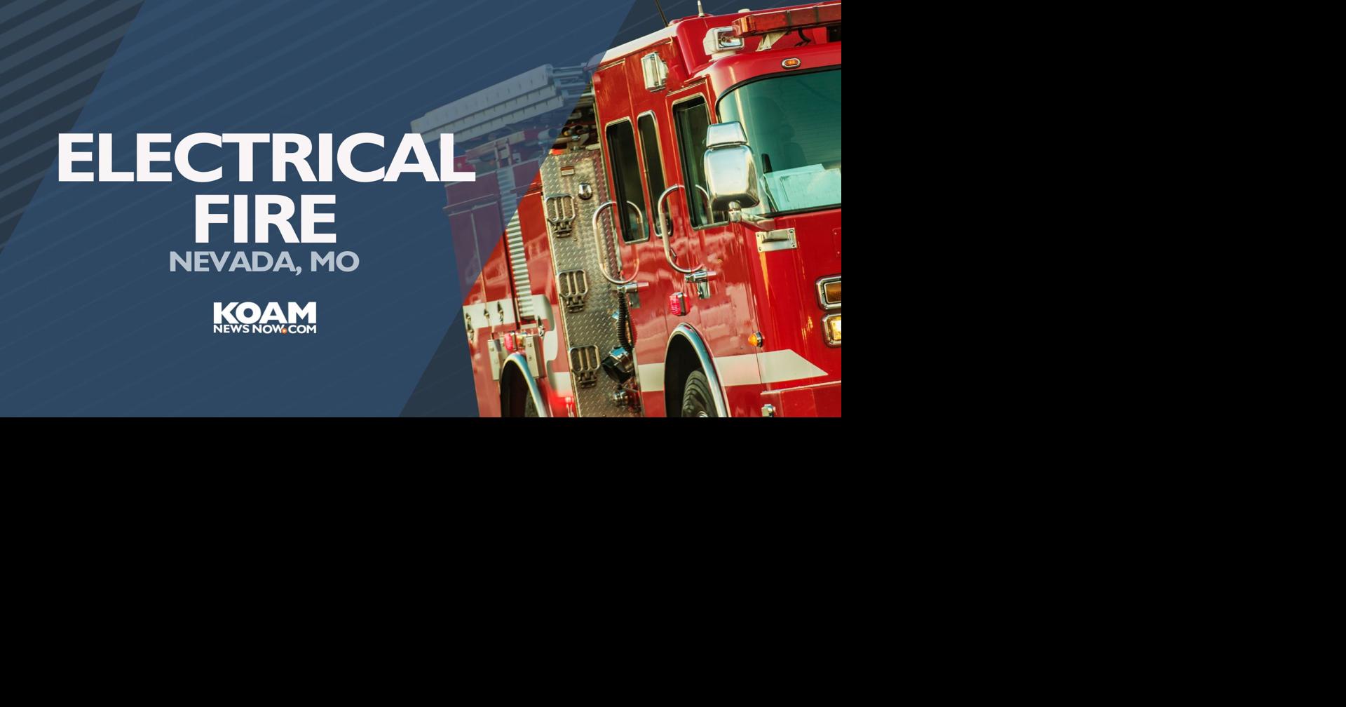 Nevada Firefighters battle an electrical fire; No injuries