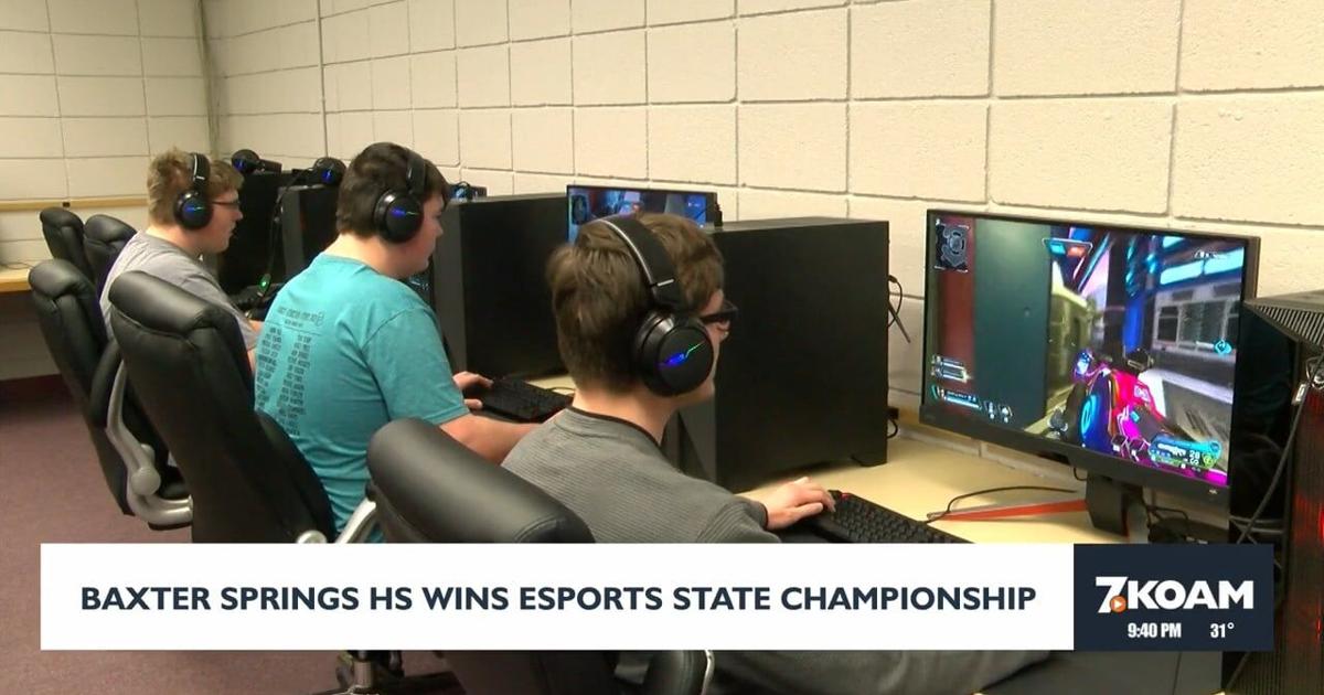 Baxter Springs high school esports champions