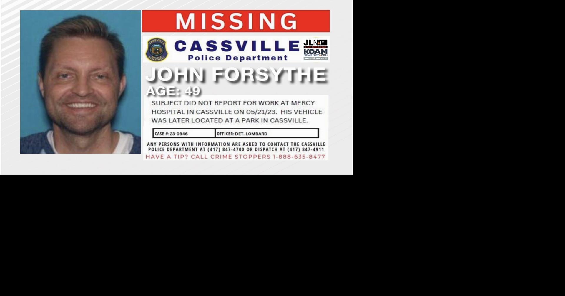 Missing Doctor in Cassville, car discovered abandoned at park Joplin