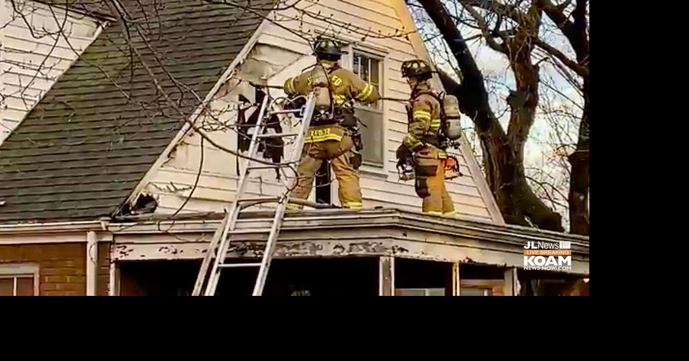 Fire started on side porch, Joplin Fire in North Heights Neighborhood