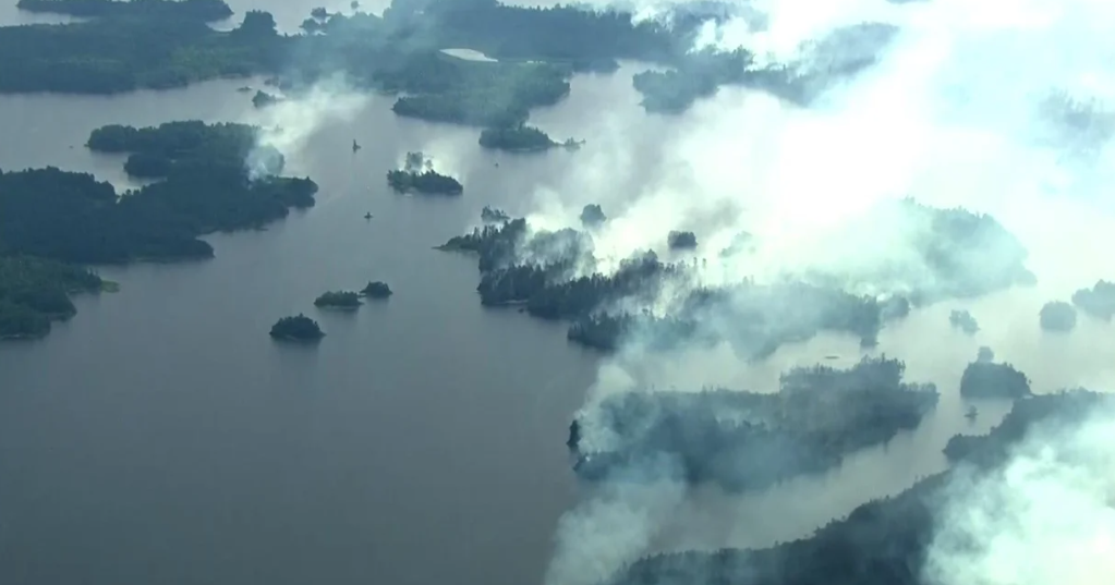 Minnesota mom aids in rescue from afar when family's Boundary Waters trip ends in wildfire evacuation