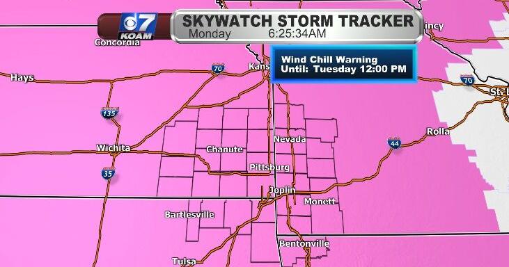 Wind Chill Warning extends through Tuesday | Weather | koamnewsnow.com