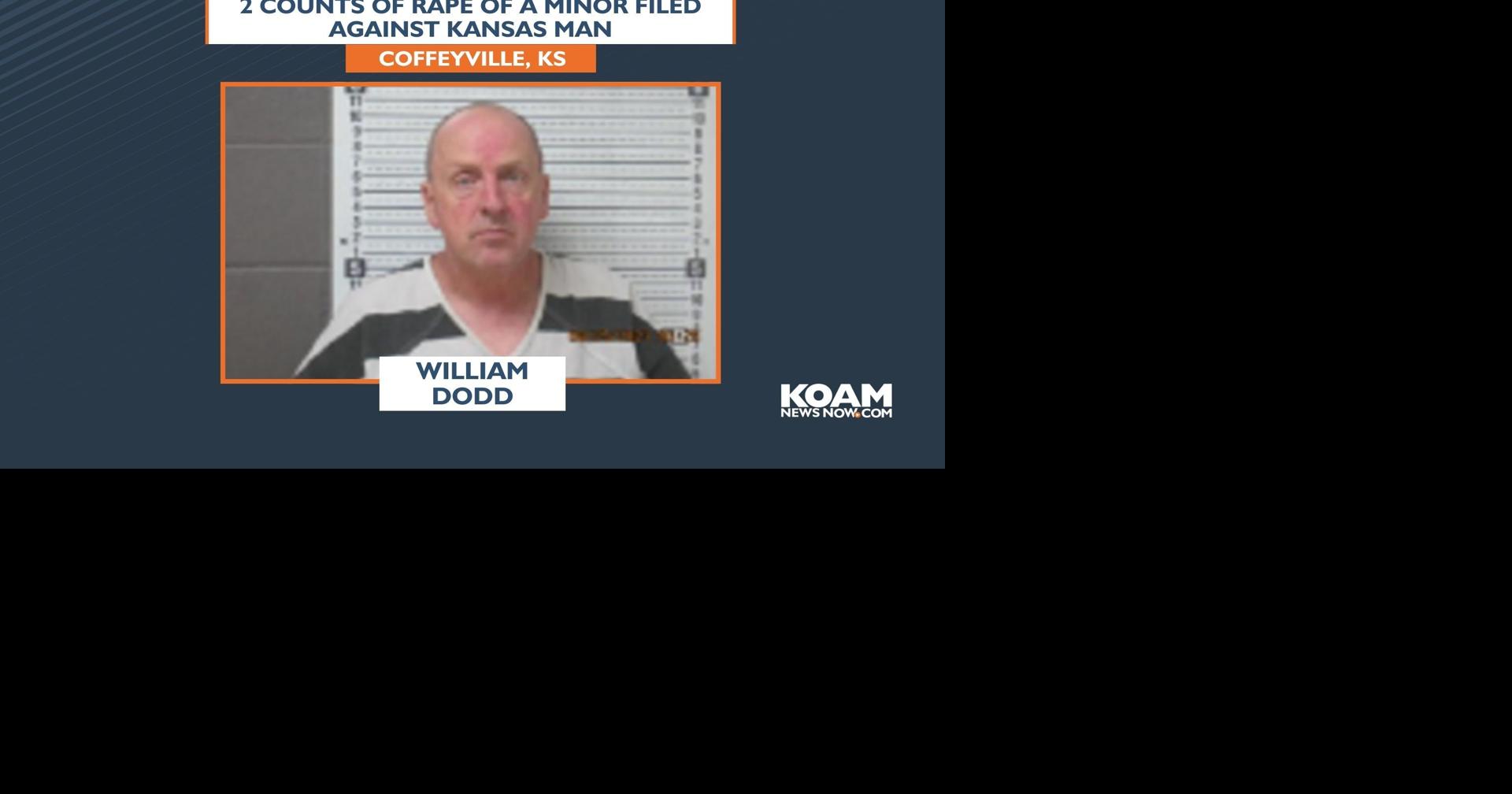 Coffeyville man charged with 2 counts of rape of a minor Crime