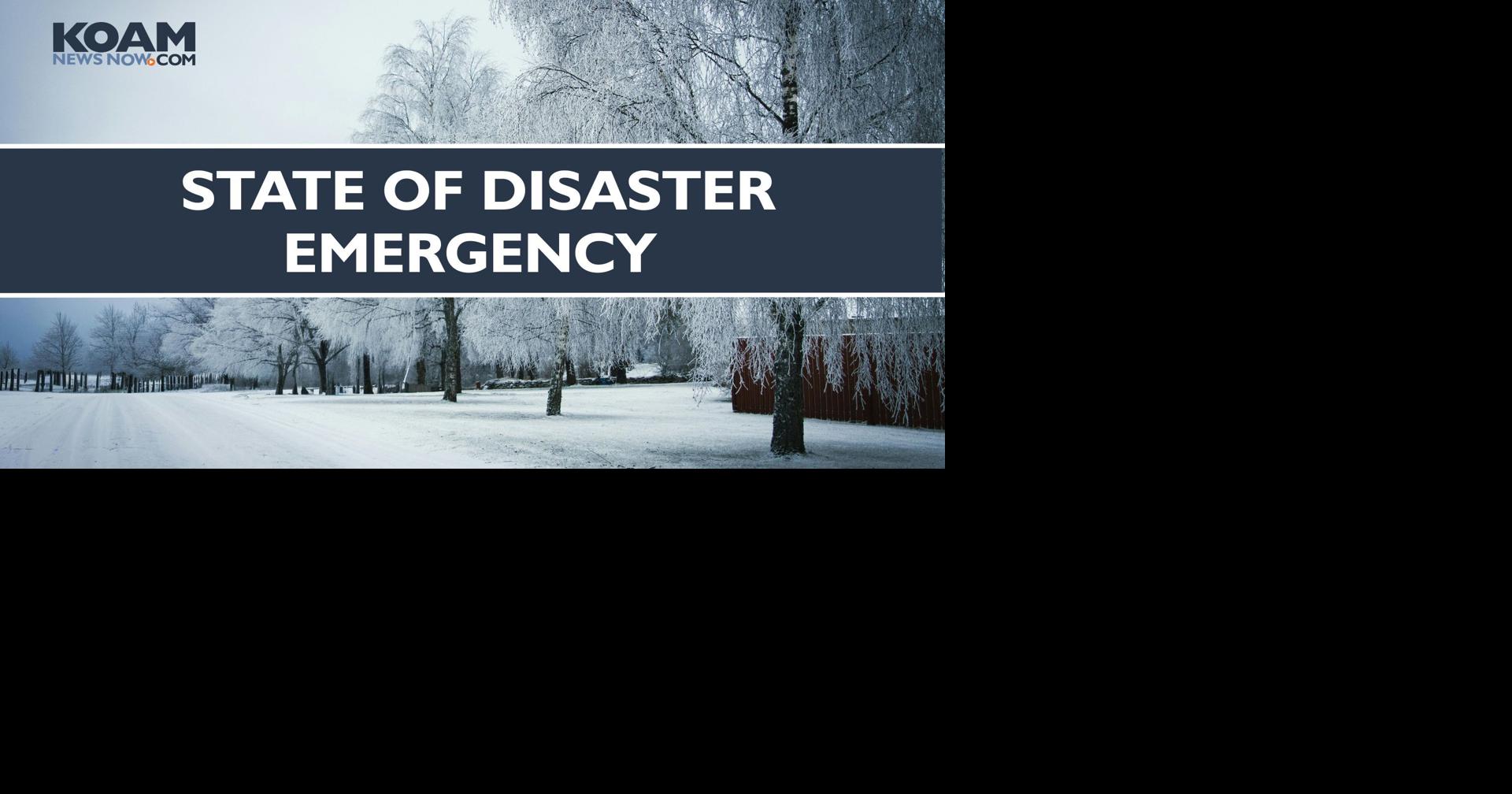 Kansas Governor declares state of disaster emergency for winter storms