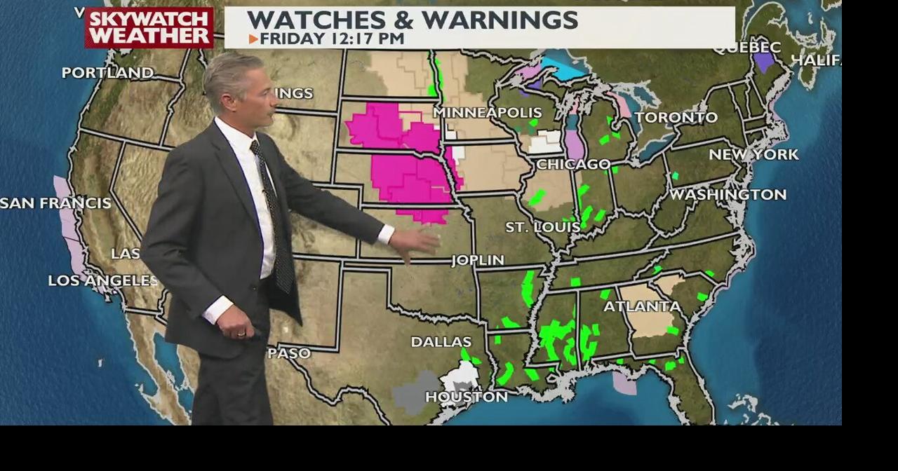 KOAM Weather at Noon, March 25 Weather