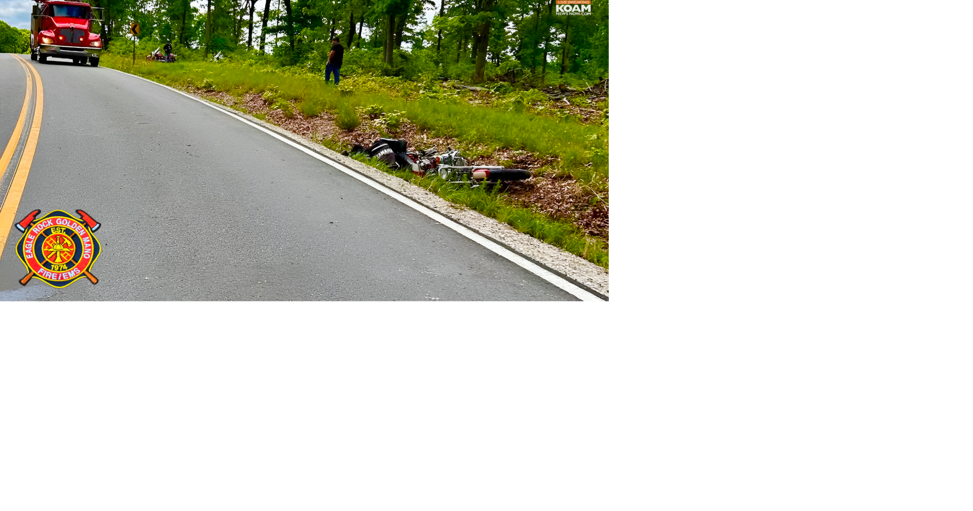 Motorcycle crash on State Hwy 86, motorcyclist flown to Springfield hospital