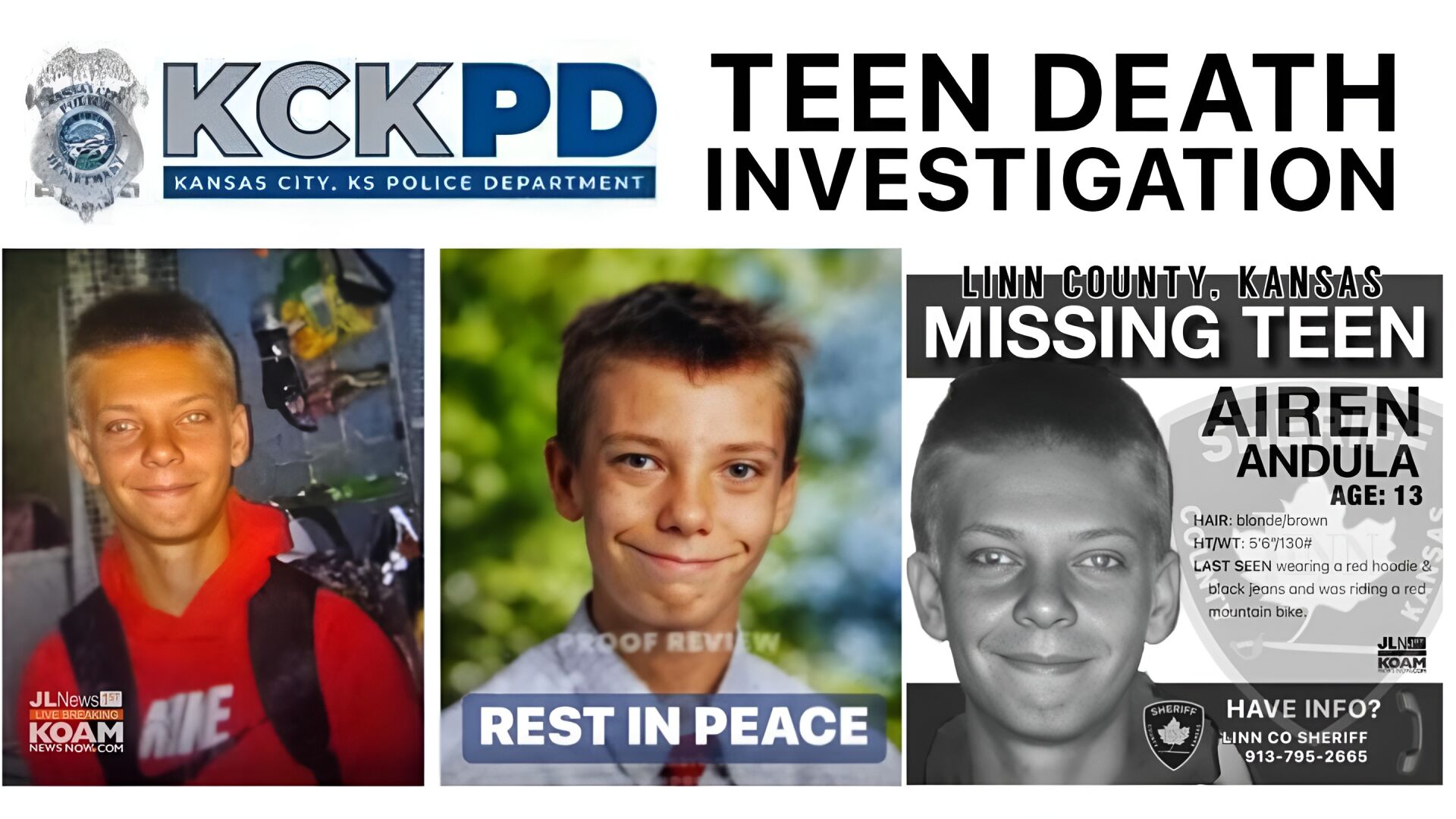 Kansas investigators anticipate more charges in death of missing 13 ...