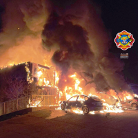4 Alarm Fire: Apartment building burns at Table Rock Lake Joplin News