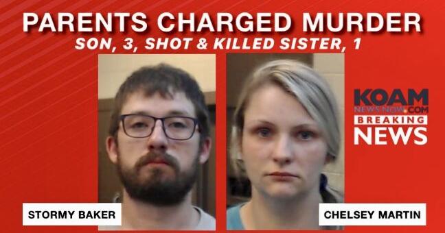 Parents charged Murder and Child Endangerment; Son, 3, shot and killed his sister, 1 - Vimarsana News