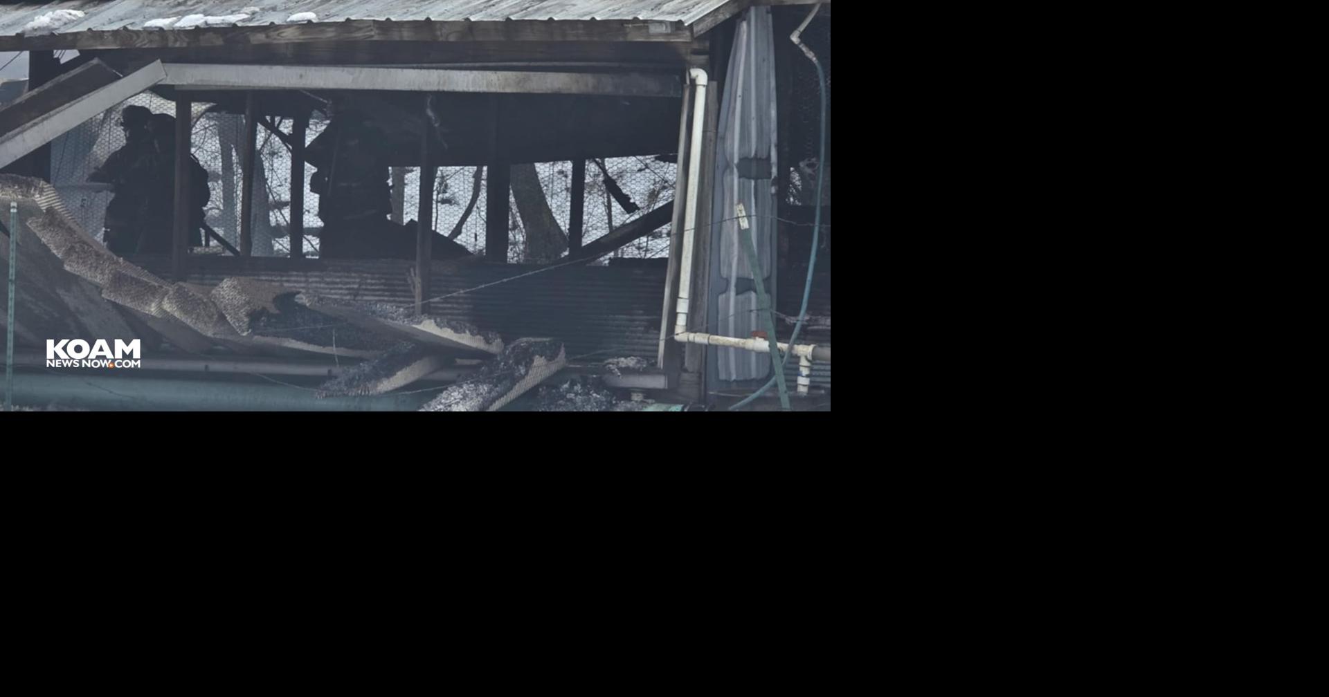 Multiple agencies battle chicken barn fire in Noel | Local News ...