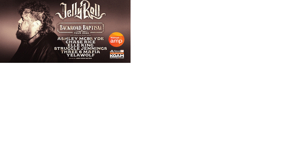 Jellyroll brings his Backroad Baptism Tour to Walmart Amp - Vimarsana News