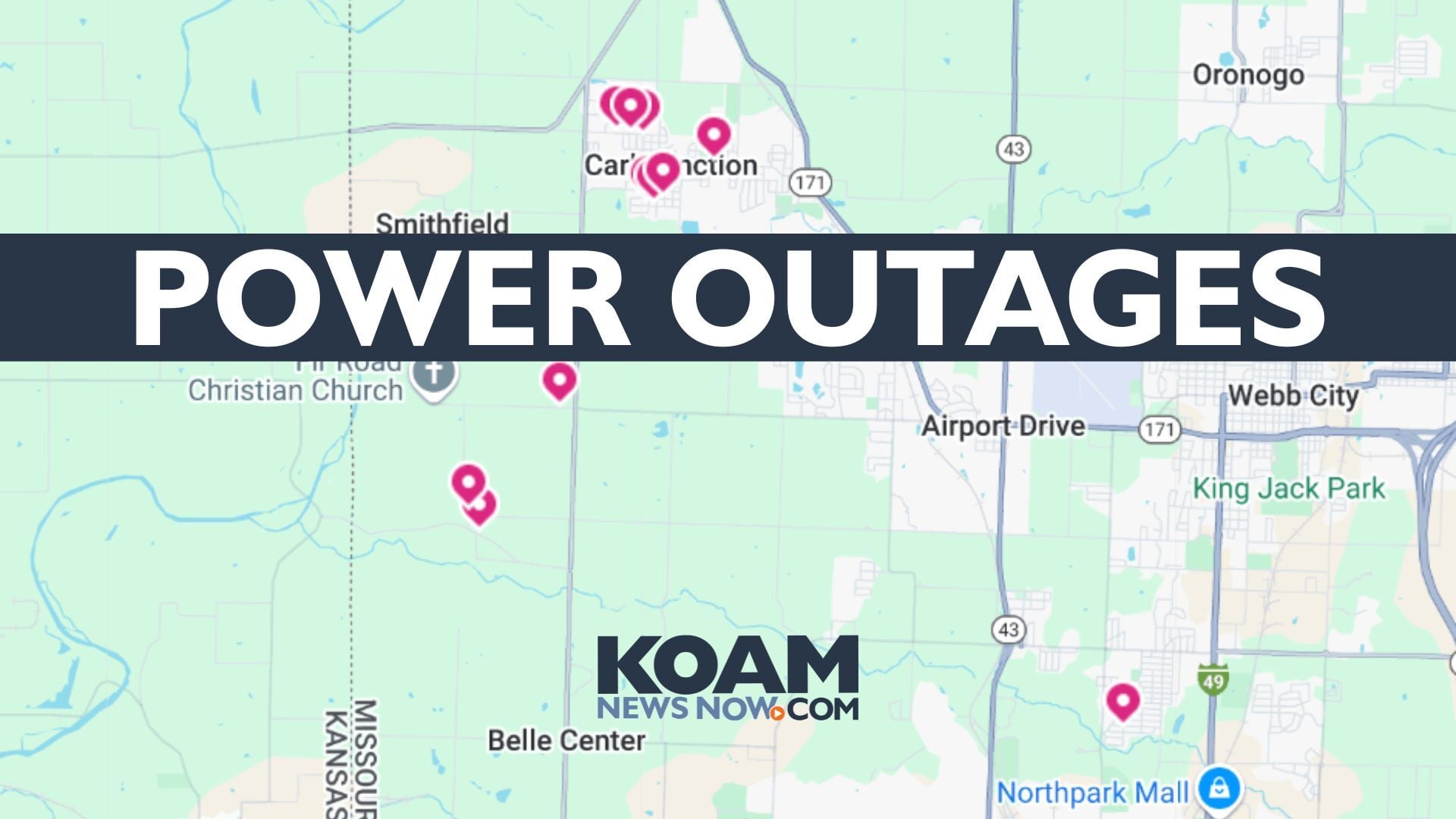 Carl Junction Police: Power lines down north of Center Creek | Local ...