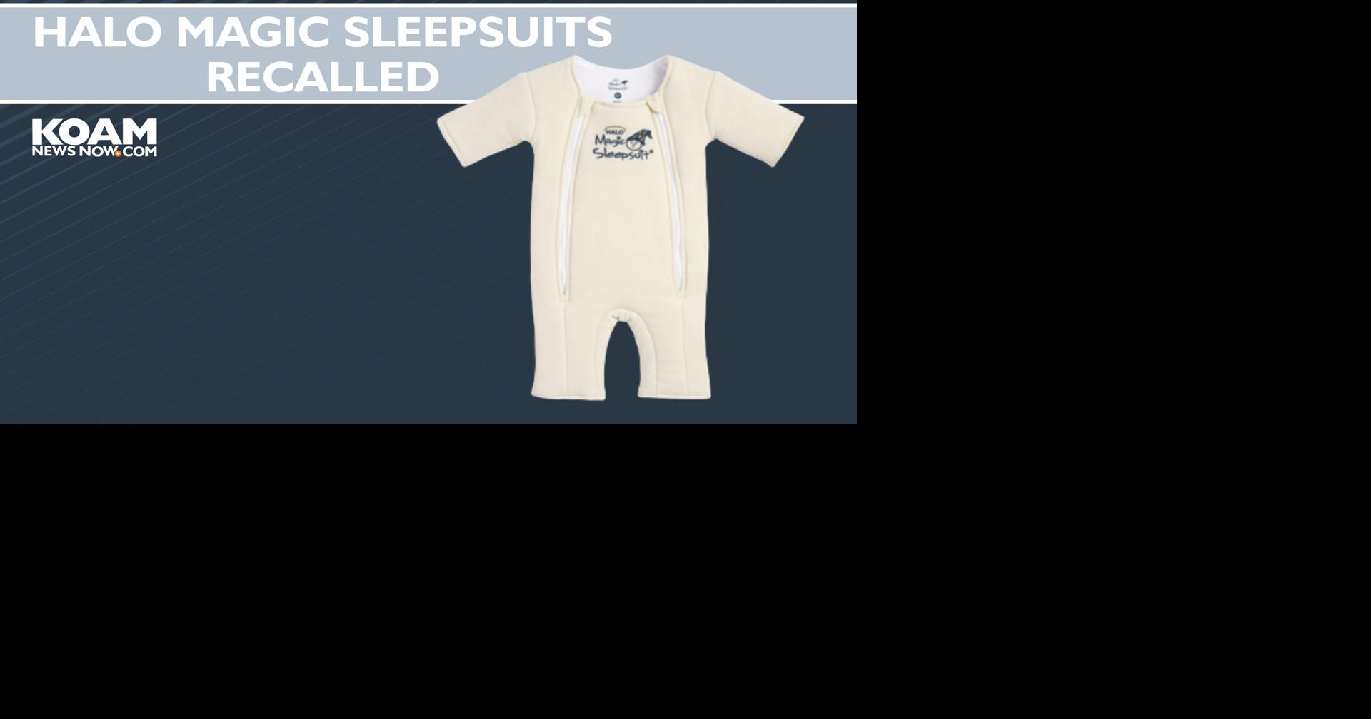 HALO Infant Sleepsuits recalled due to safety concerns