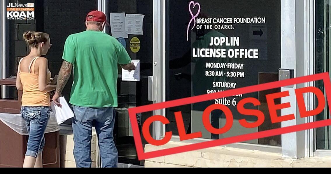 Joplin License Office closed permanently on East 7th, reopens at new