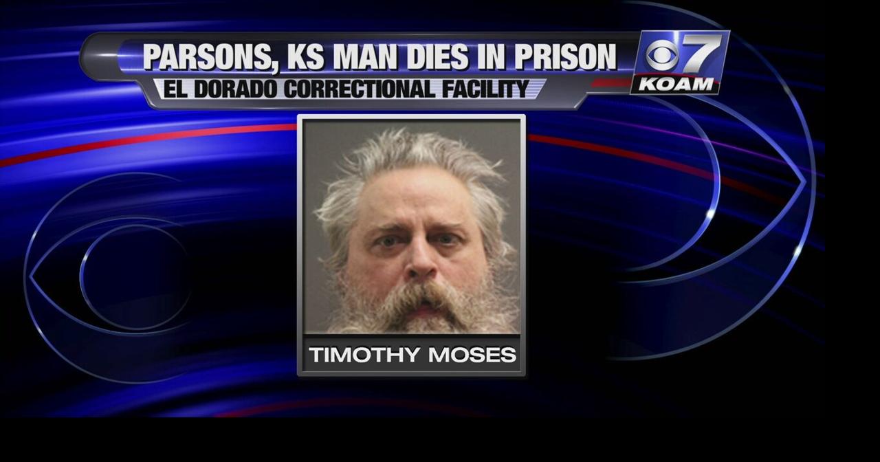 Inmate starting prison sentence for Parsons murder dies unexpectedly