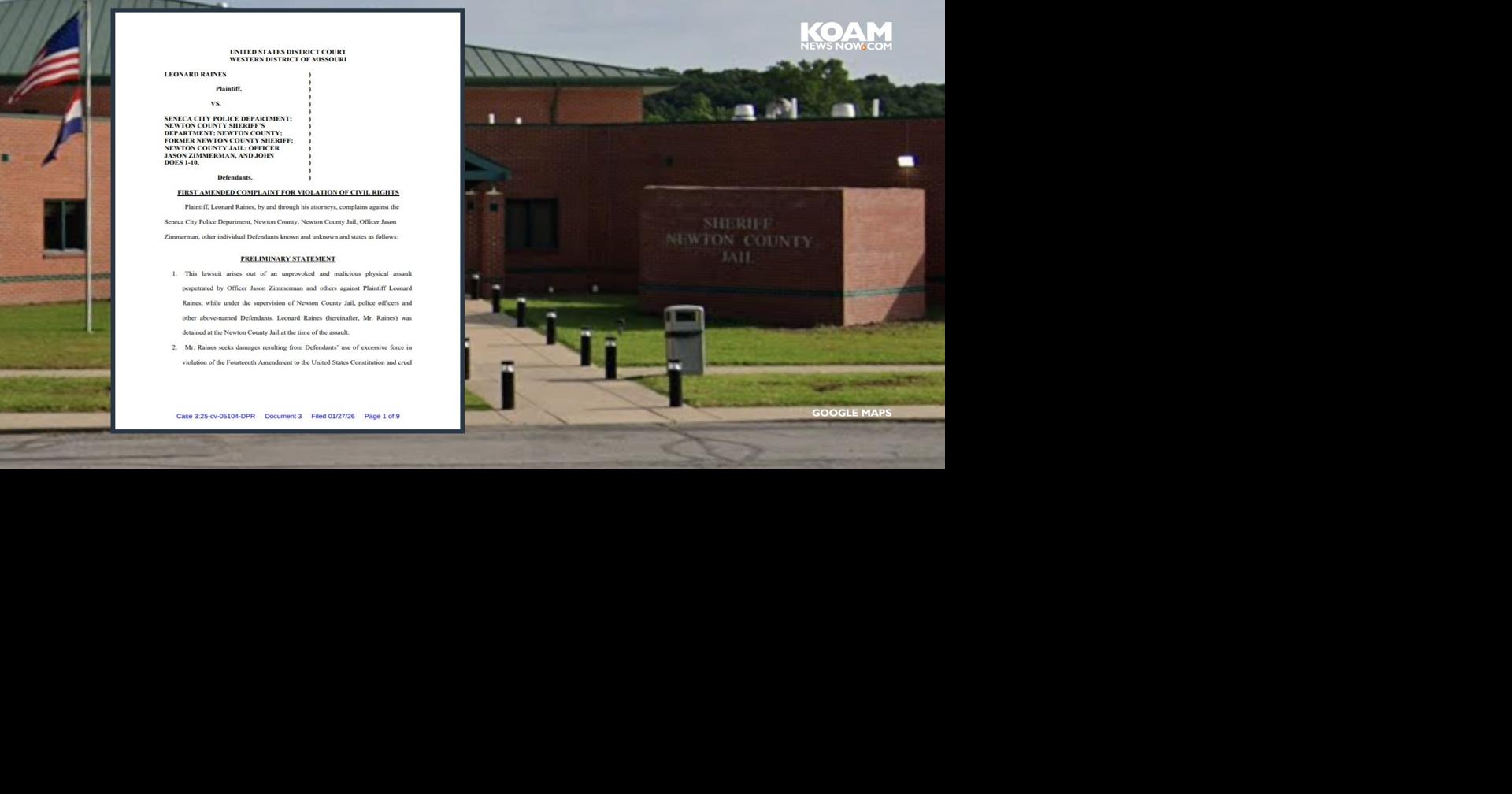 Former Newton County inmate sues over alleged jail assault | Crime | koamnewsnow.com