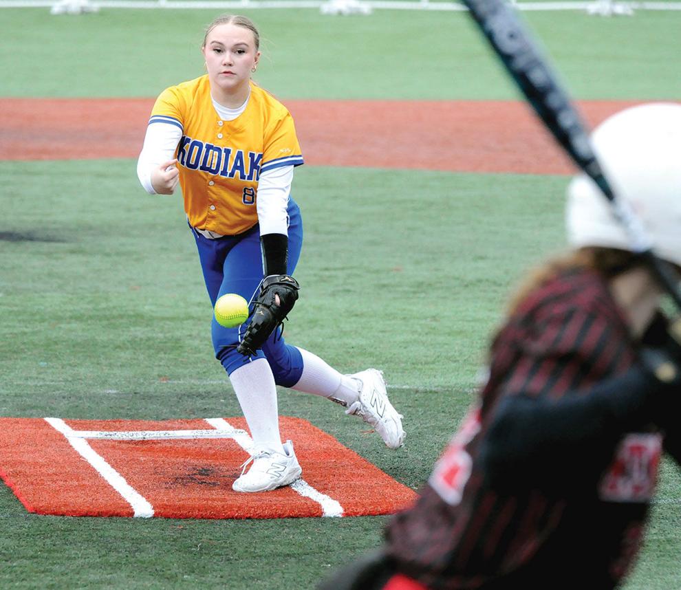 Kodiak softball eliminated from NLC tourney with loss to Kenai