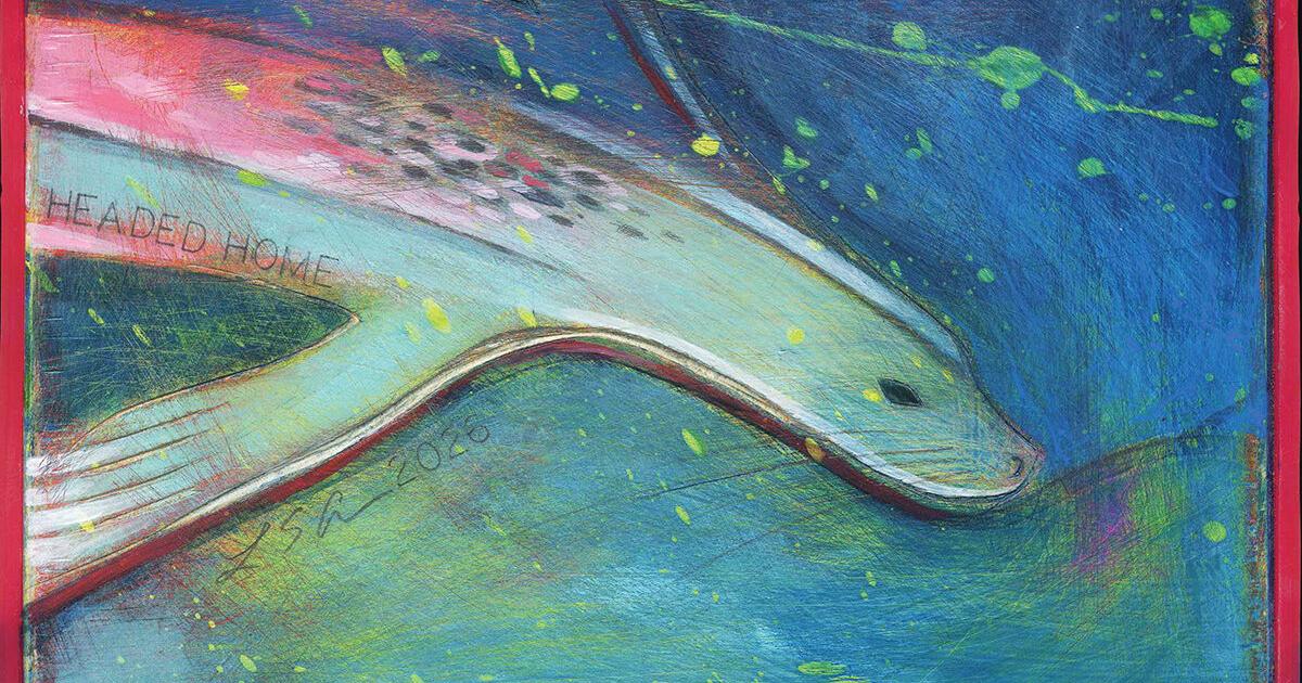 Amason’s art comes directly from Kodiak waters