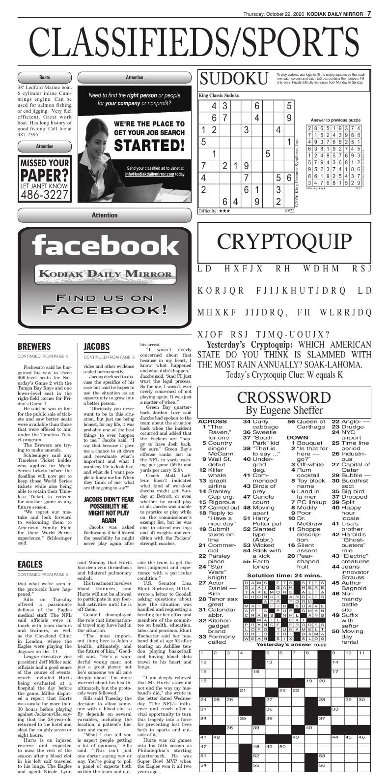 Page M07 | e-Edition | kodiakdailymirror.com