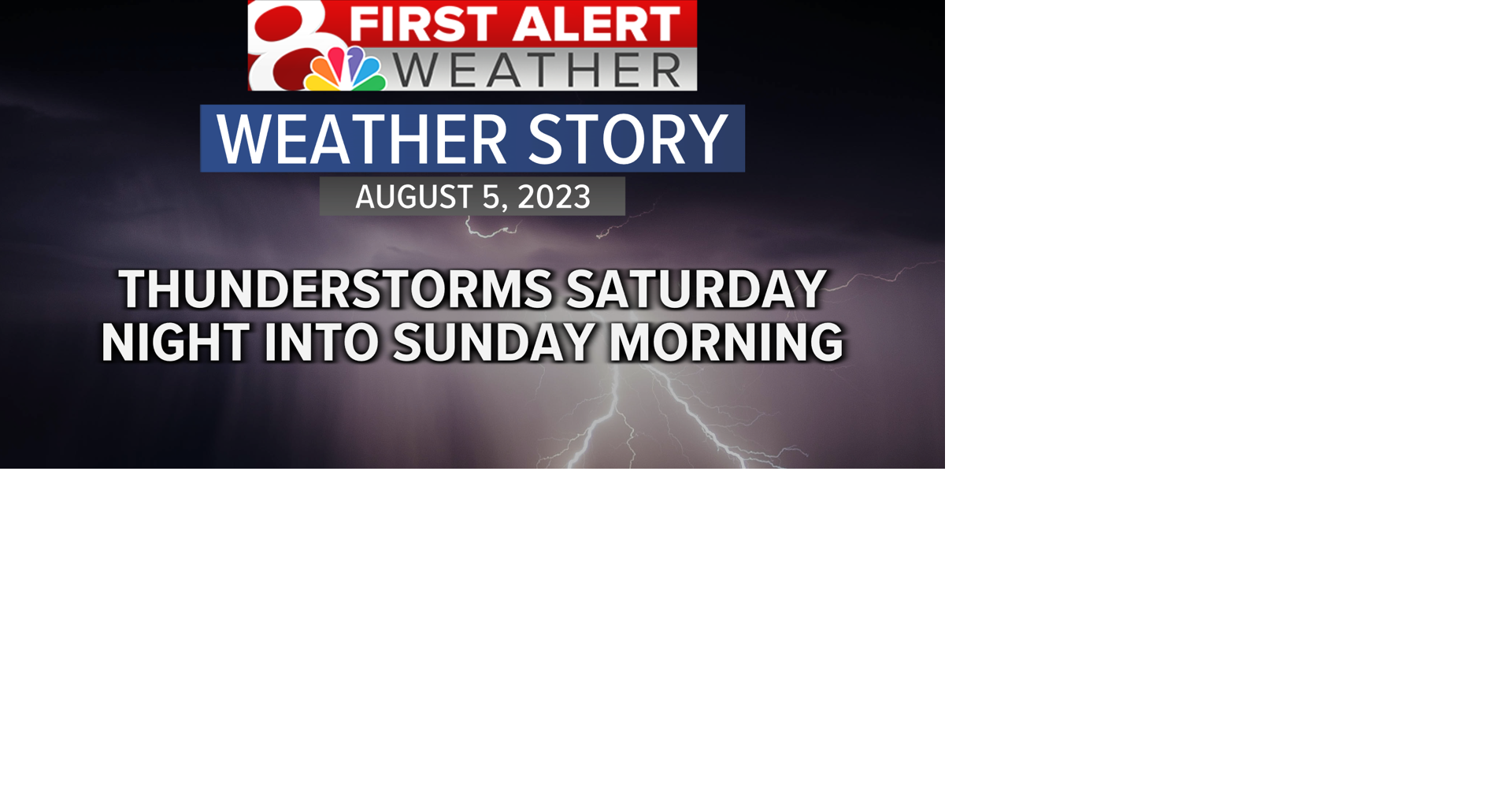 Forecast Late Saturday Night Storms Weather