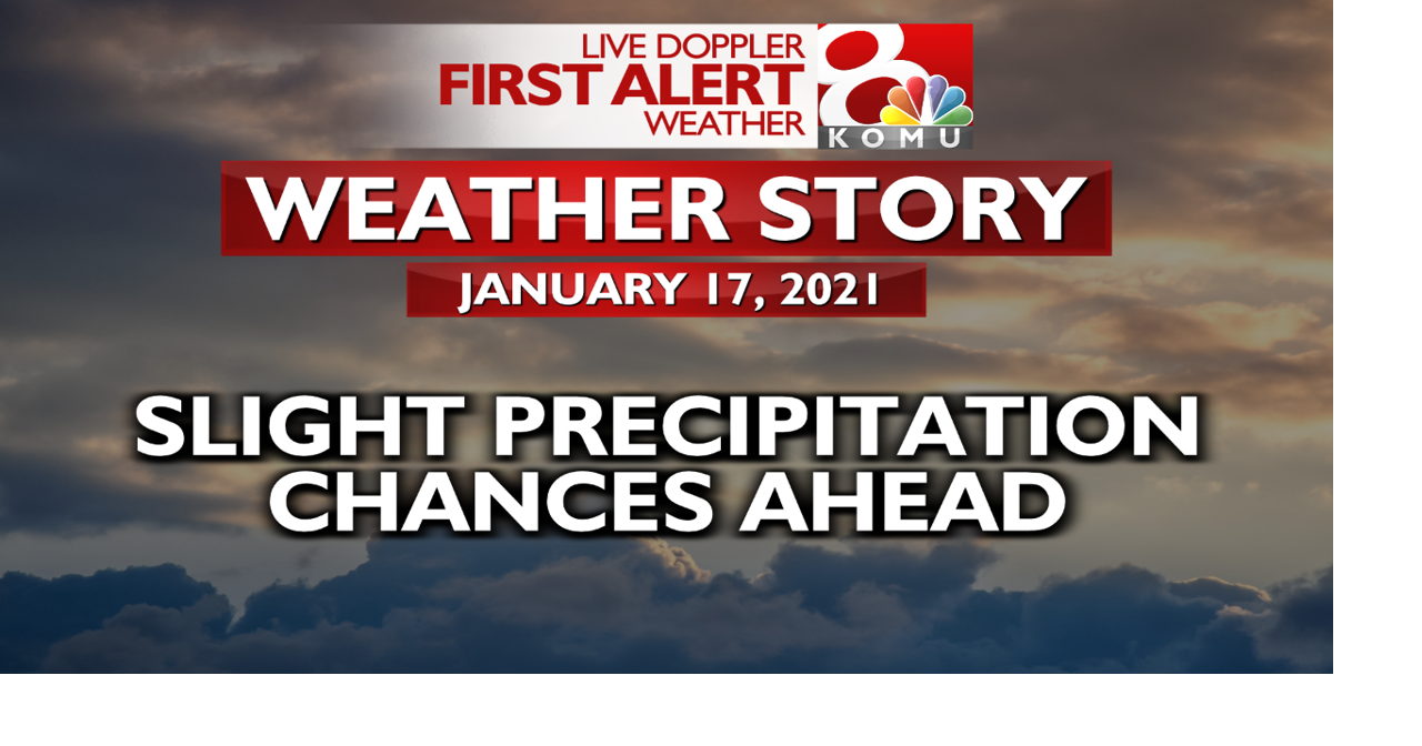 Forecast A few precipitation chances this week Weather