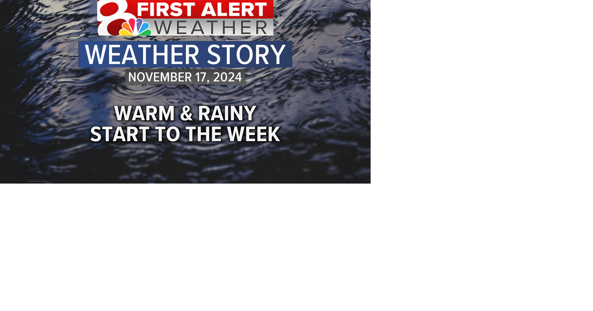 Forecast: Widespread rain to start the week, much cooler to end the ...