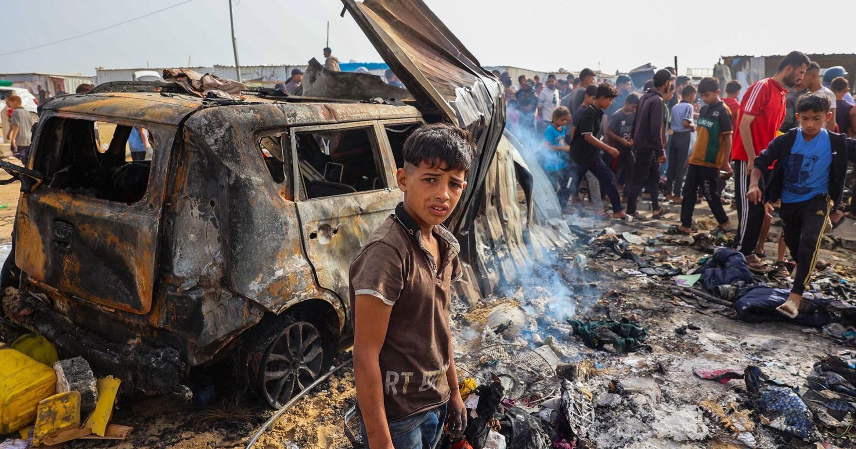 Israeli strike that killed 45 at camp for displaced Palestinians in Rafah a 'tragic mistake,' Netanyahu says | Nation & World News - Vimarsana News