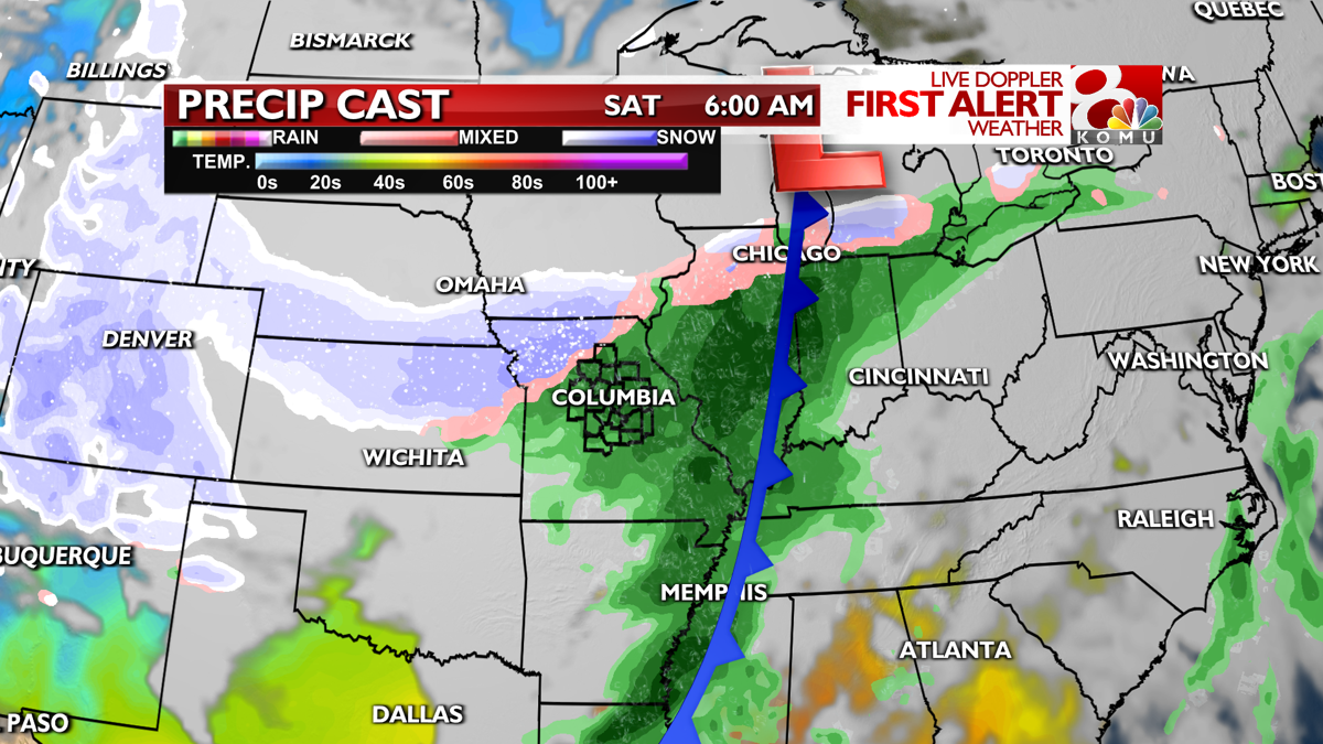 Forecast Warm weather will lead to rainfall Weather