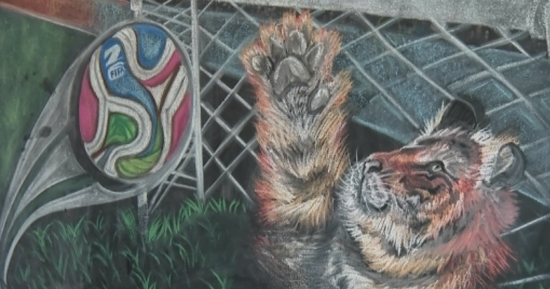 Columbia residents watch the first Kansas City World Cup match.
