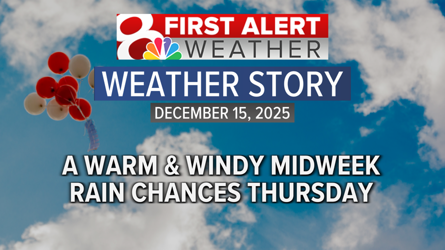 Forecast: Warm and windy through Wednesday, with a chance for rain ...
