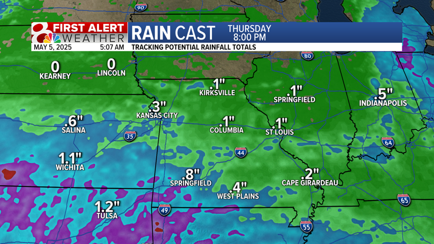 Forecast: Seasonal week ahead, a few rain chances | Weather | komu.com