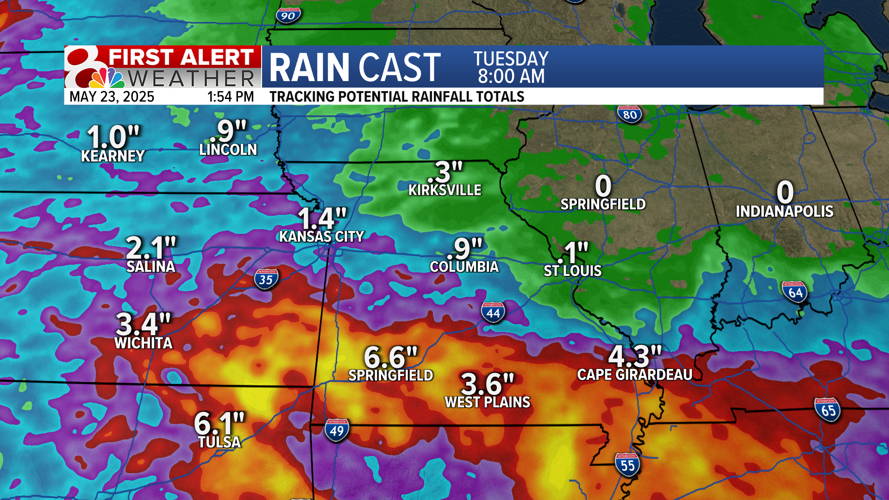 Forecast: Tracking showers and storms into Memorial Day weekend ...
