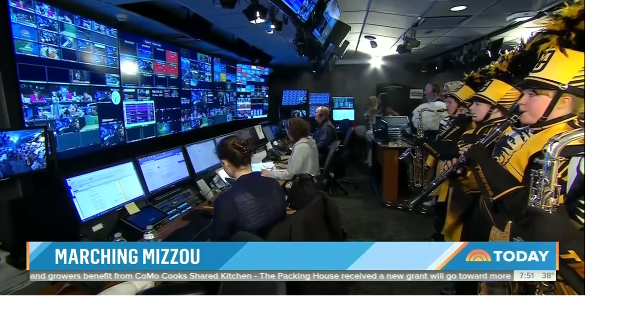 WATCH Marching Mizzou appears on the TODAY Show MidMissouri News