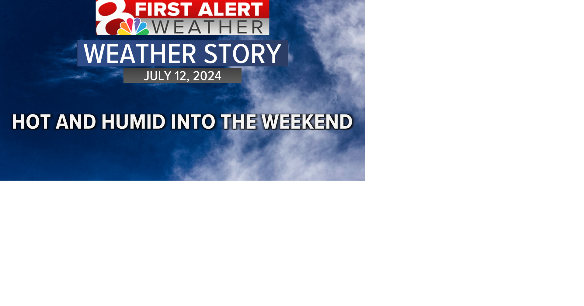 Forecast: A few showers, hot and humid weekend ahead | Weather | komu.com