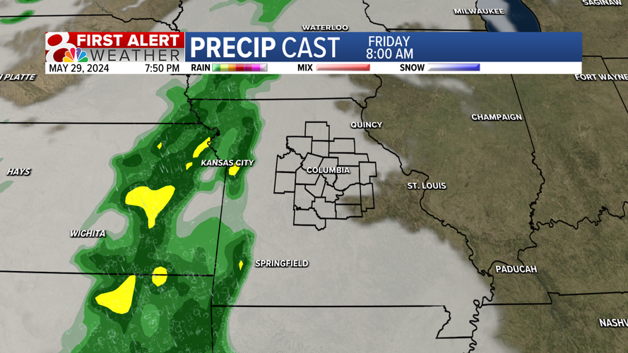 Forecast: Increasing Rain Chances Through the Weekend | Weather | komu.com