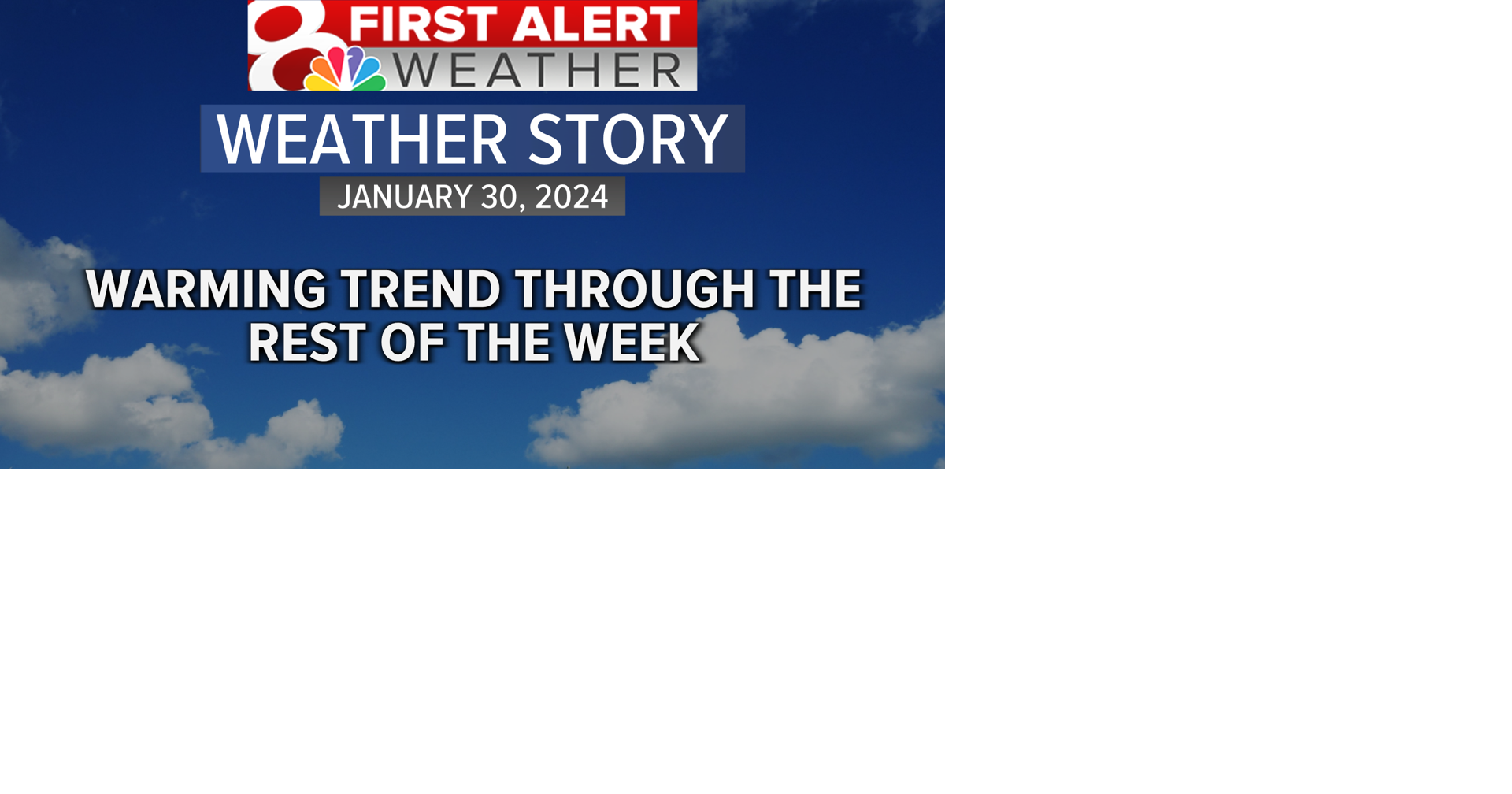 Forecast: Warmer for the rest of the week | Weather | komu.com