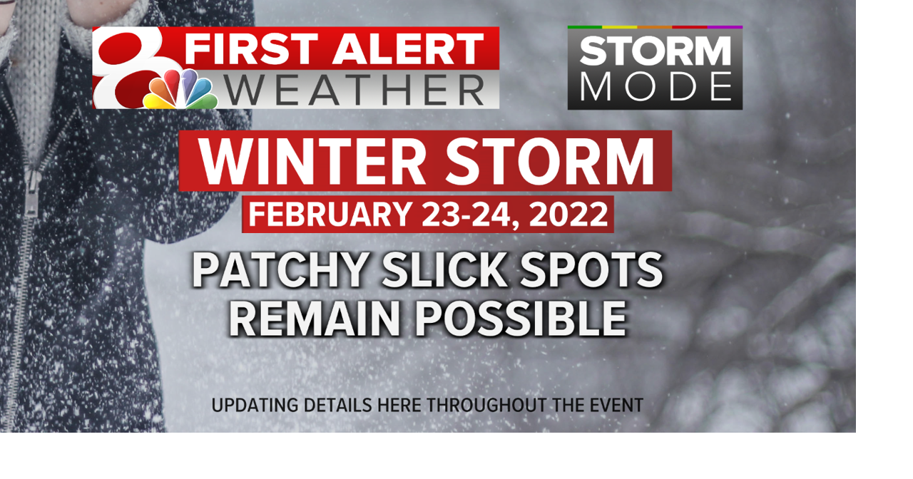 STORM MODE: Freezing drizzle possible through the evening, patchy slick ...