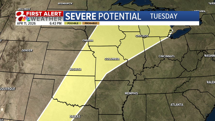 Forecast: Active week ahead, monitoring strong storm potential ...