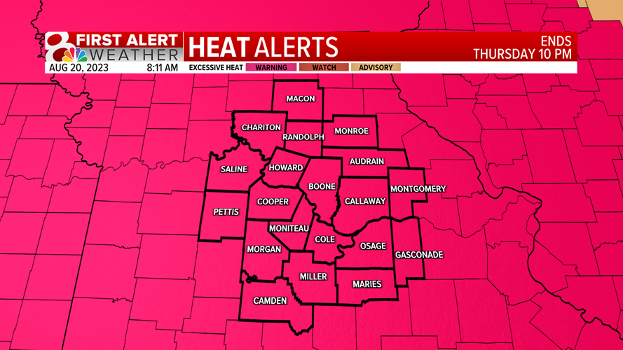 Forecast: Extreme heat continues through the week | Weather | komu.com