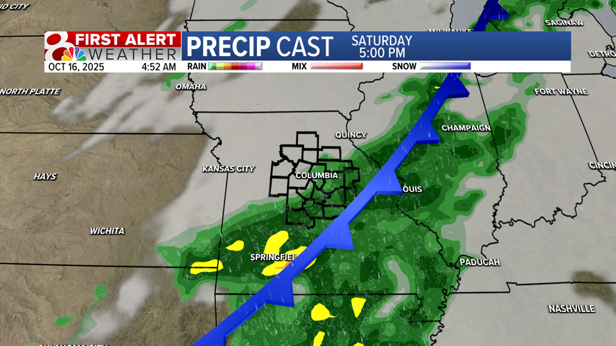 Still warm and dry, rain chances and cooldown coming | Weather | komu.com
