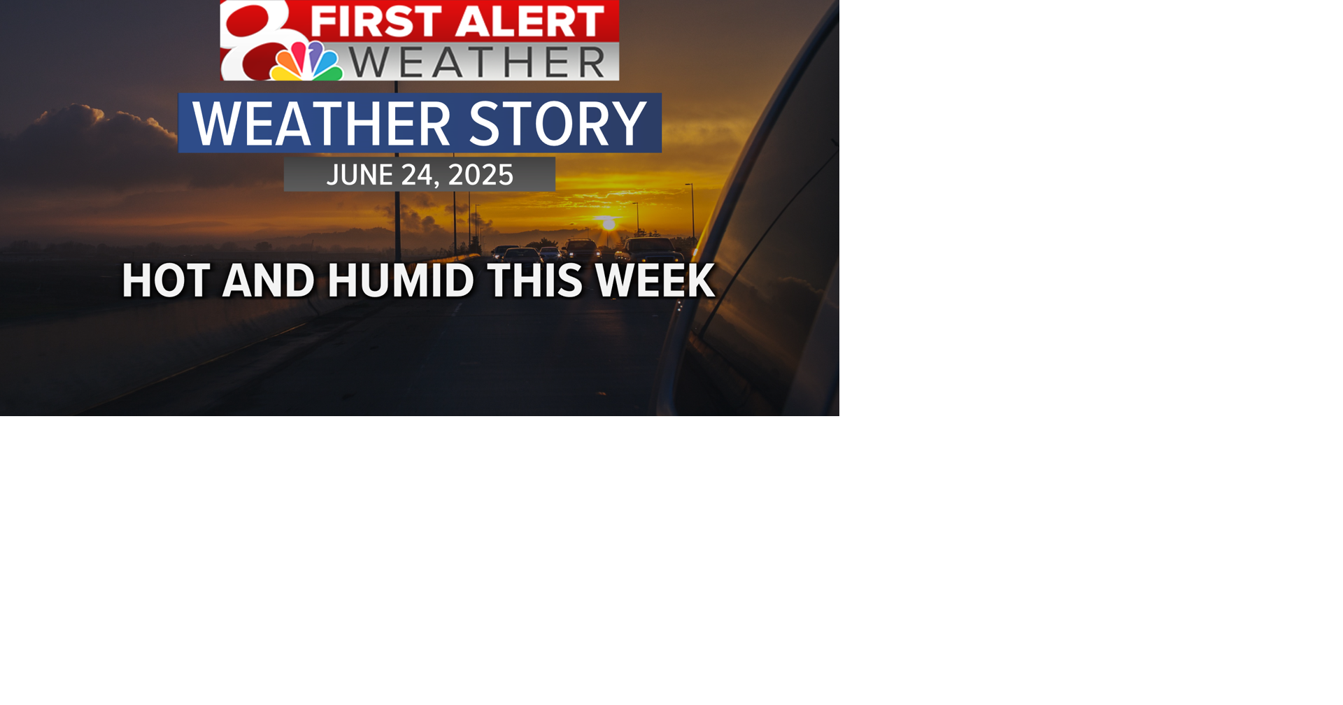 Forecast: Another hot and humid day, more isolated showers possible ...