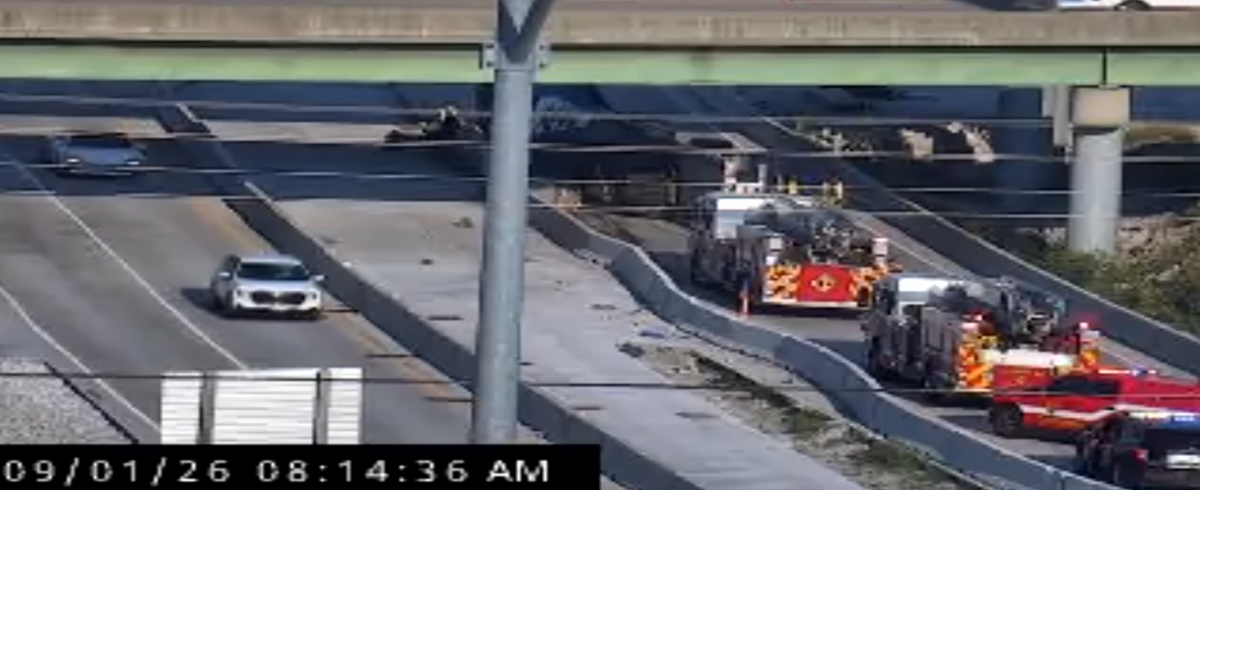 Crash partially blocks westbound I-70 at U.S. 63 in Columbia