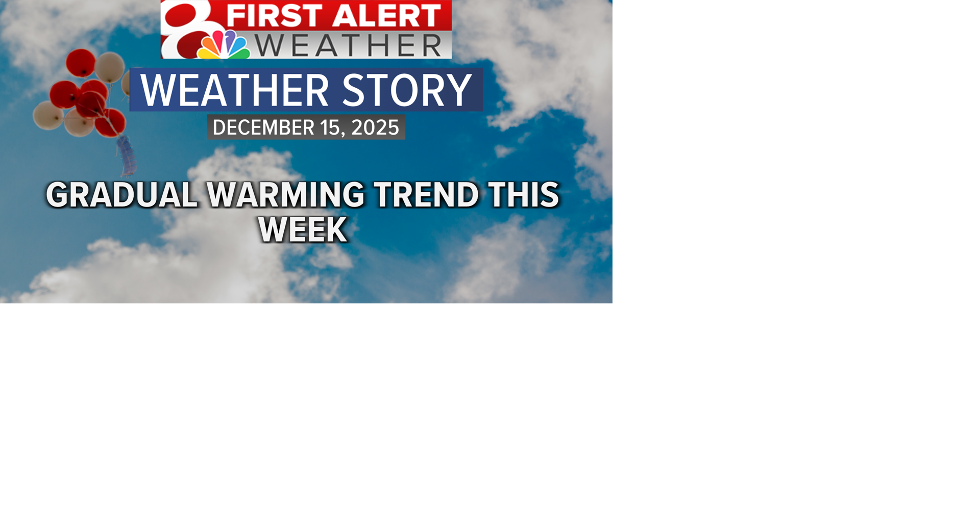 Forecast: Gradual warming trend begins, windy too | Weather | komu.com