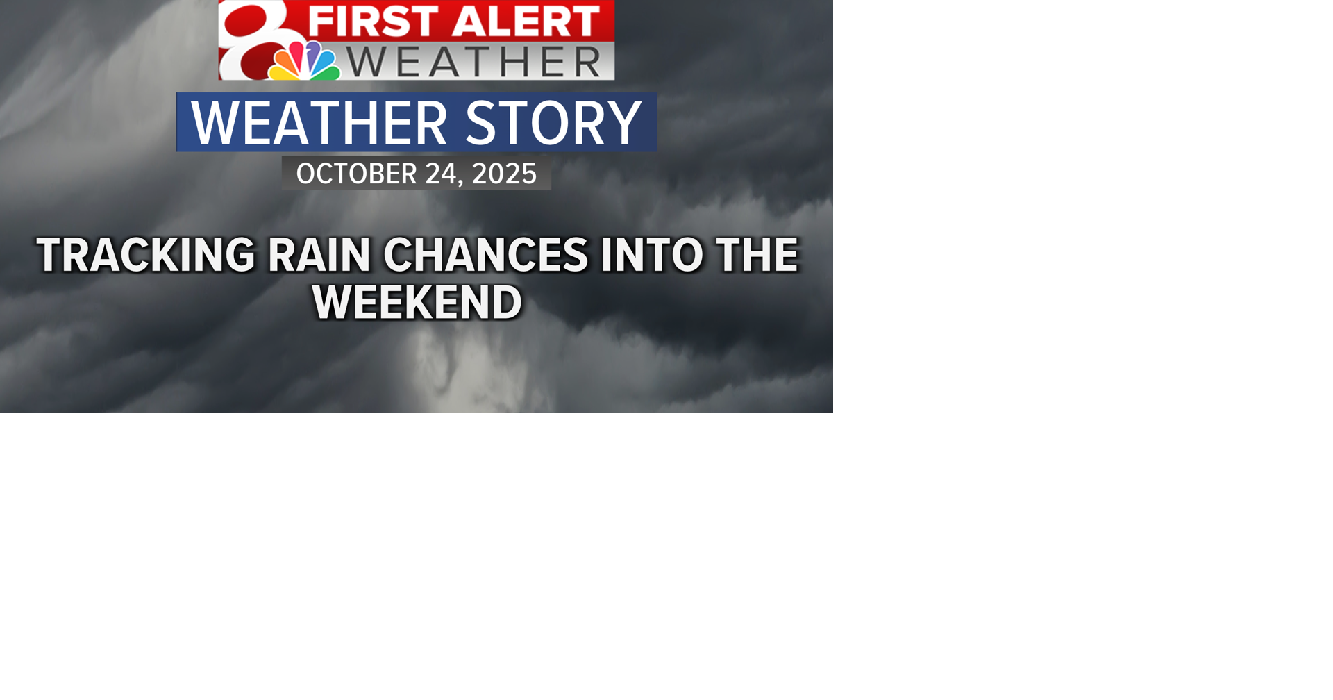 Forecast: Tracking rain chances into the weekend | Weather | komu.com