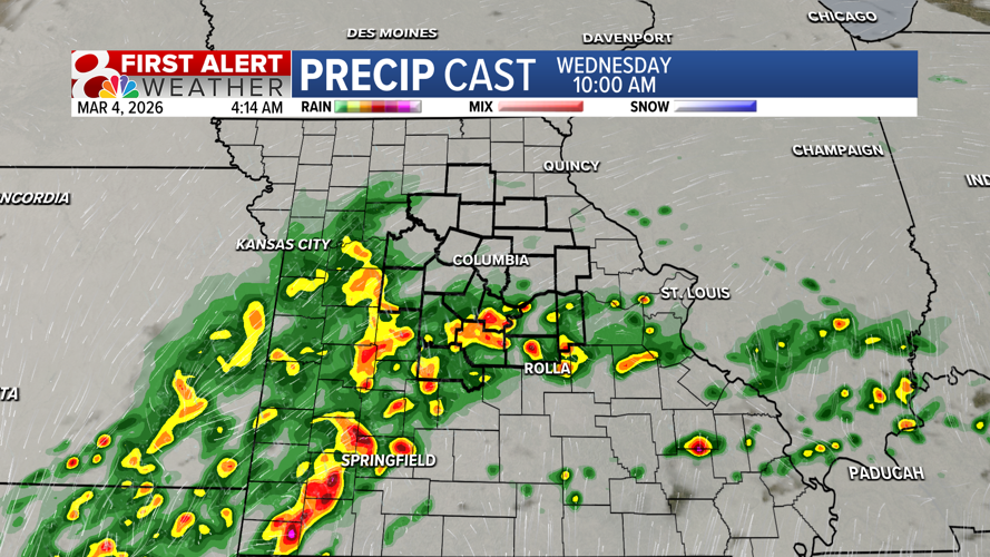Shower and storm chances, stronger storms possible Friday | Weather ...