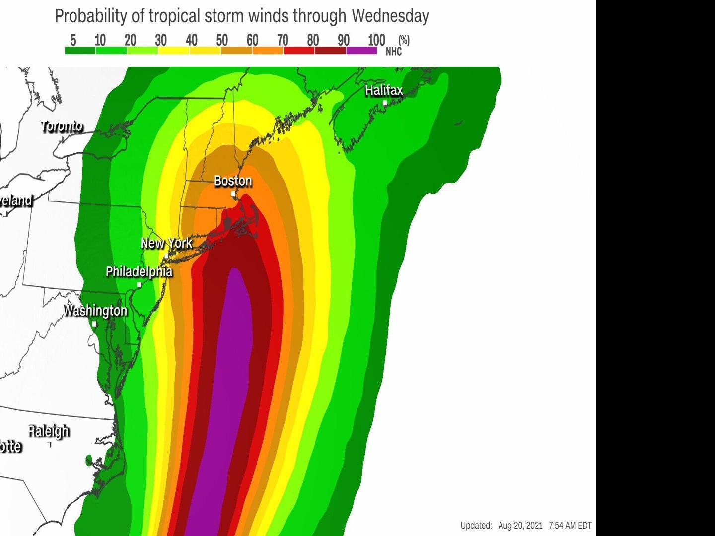 Hurricane warnings posted for Long Island, southern New England as Henri  looks to make landfall Sunday | News | komu.com