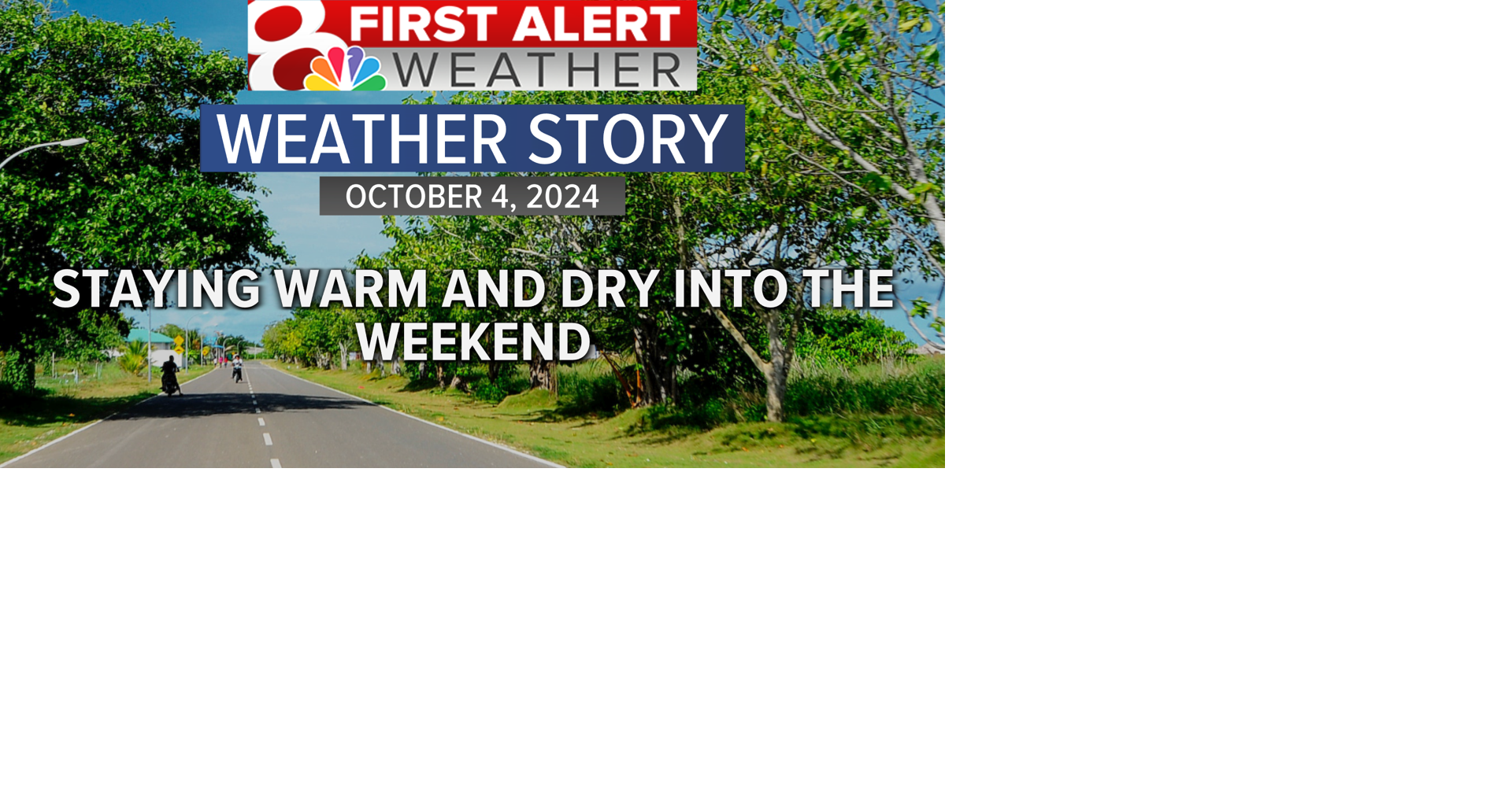 Forecast: Staying above average into the weekend, still dry | Weather ...