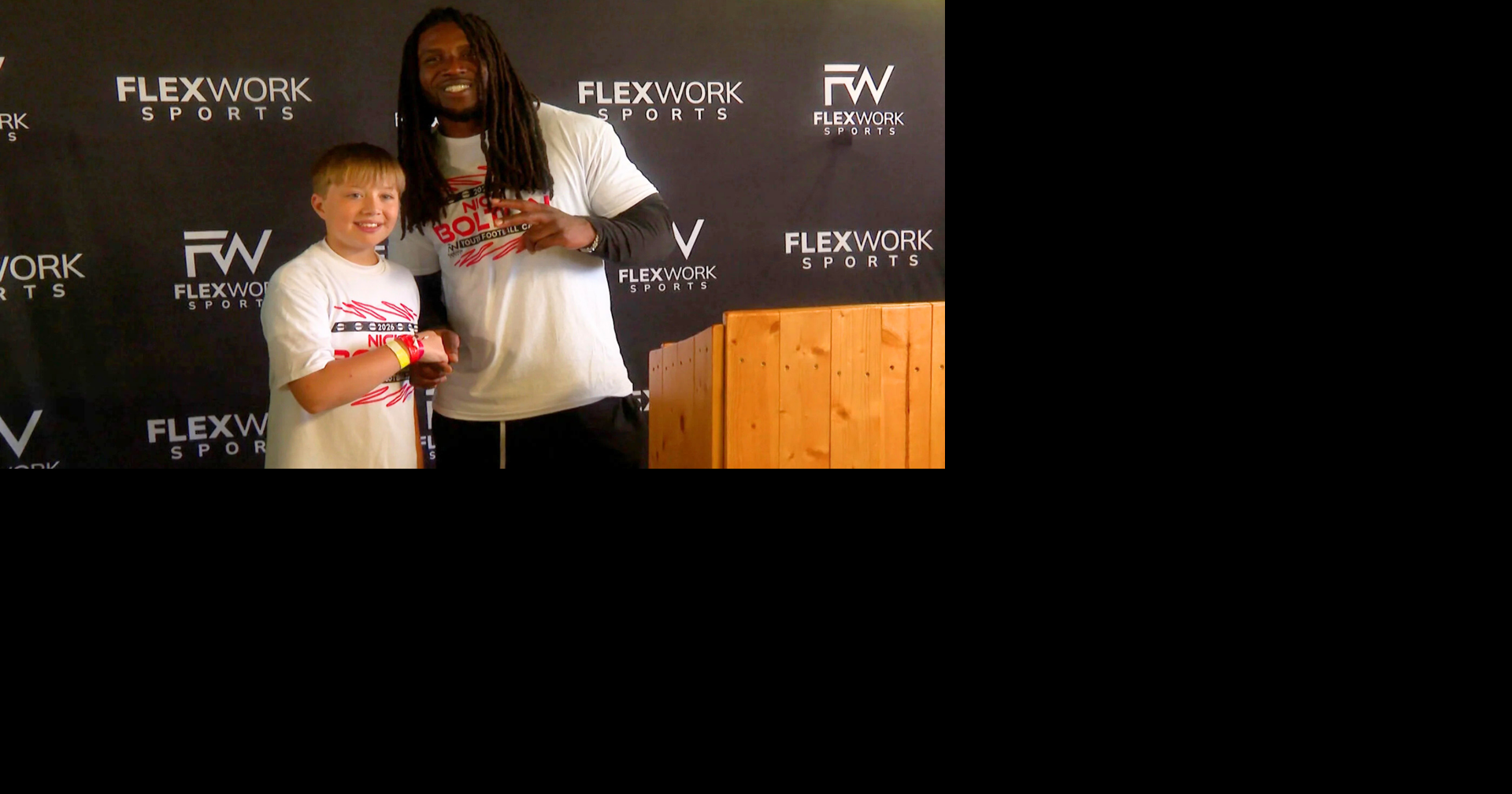 Columbia families attend youth football camp hosted by Nick Bolton, despite Sunday storms