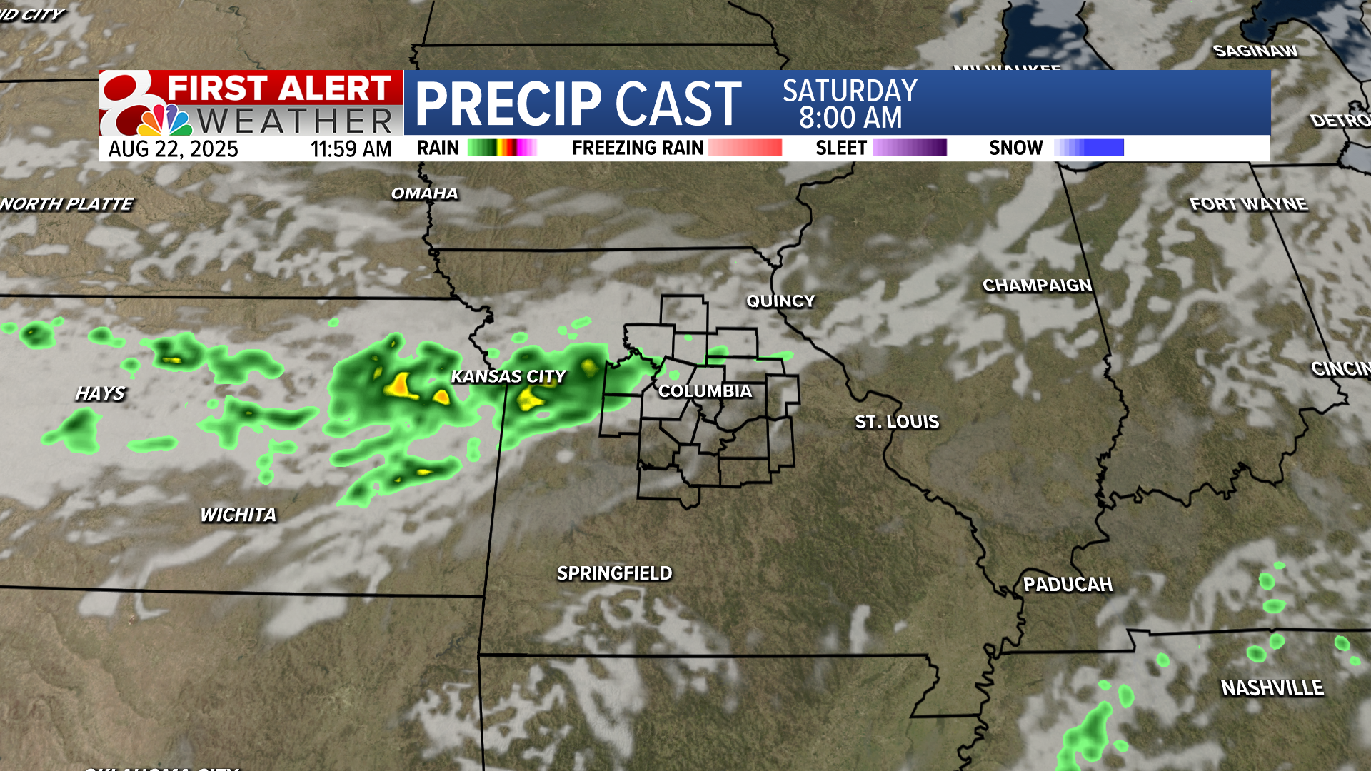 Forecast: Light rain possible on Saturday morning, cooling temps into ...
