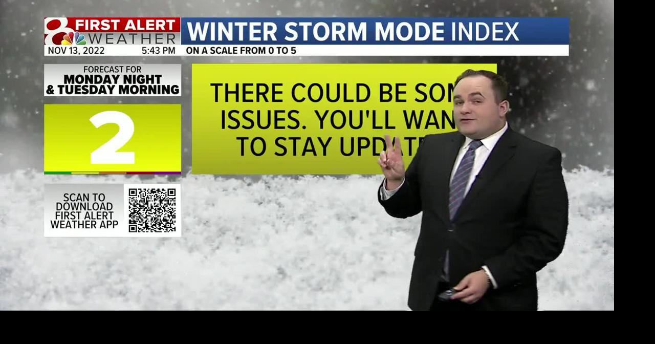 The first accumulating snowfall of the season arrives Monday night into ...